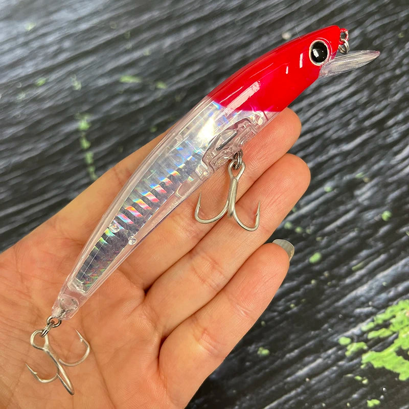 14g 110mm Floating Minnow Fishing Lures Cast Trolling Twitch Pesca Wobbler Artificial Bait Seawater Trout Bass Jerkbait Supplies