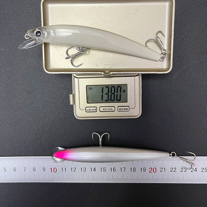 14g 110mm Floating Minnow Fishing Lures Cast Trolling Twitch Pesca Wobbler Artificial Bait Seawater Trout Bass Jerkbait Supplies