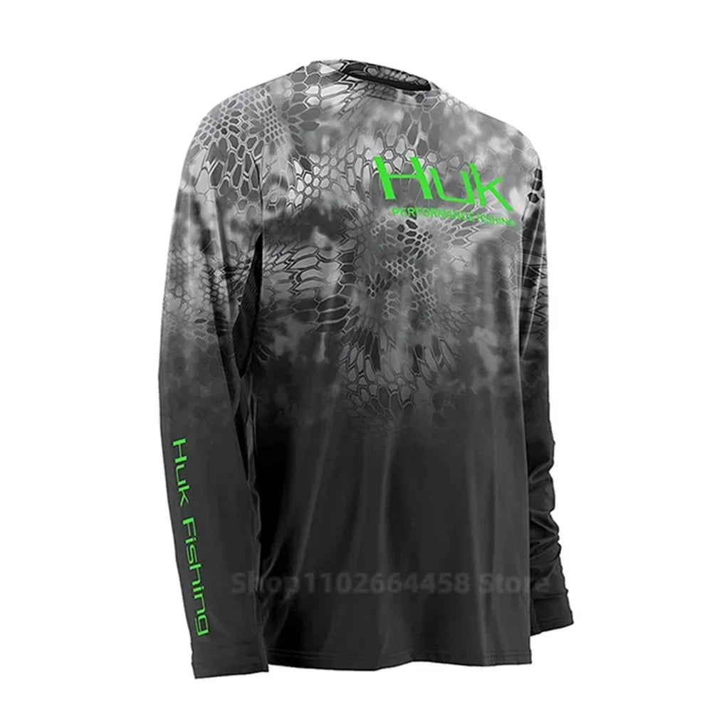 HUK Men's UPF 50+ Long Sleeve Performance Fishing Hoodie