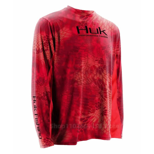 Fishing Shirts HUK Performance Long Sleeve Summer Hoodie Quick Dry Jaket Breathable Dresses Camisa Pesca Jersey Fish Sports UPF