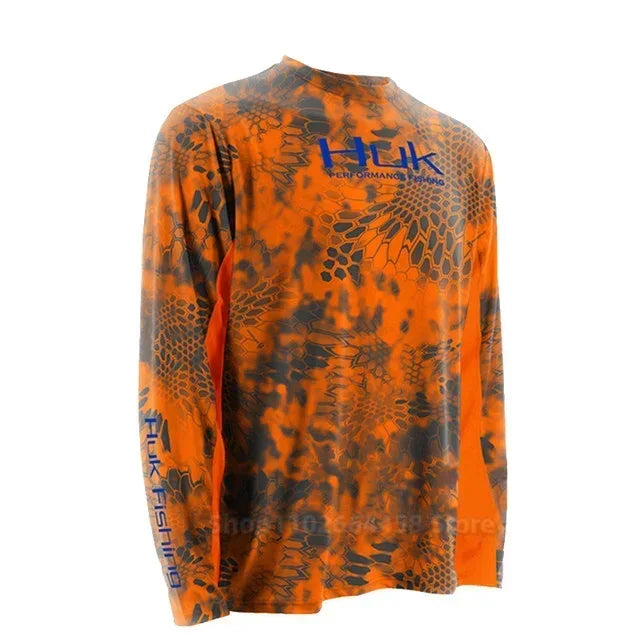 HUK Men's UPF 50+ Long Sleeve Performance Fishing Hoodie