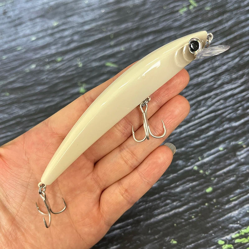 14g 110mm Floating Minnow Fishing Lures Cast Trolling Twitch Pesca Wobbler Artificial Bait Seawater Trout Bass Jerkbait Supplies