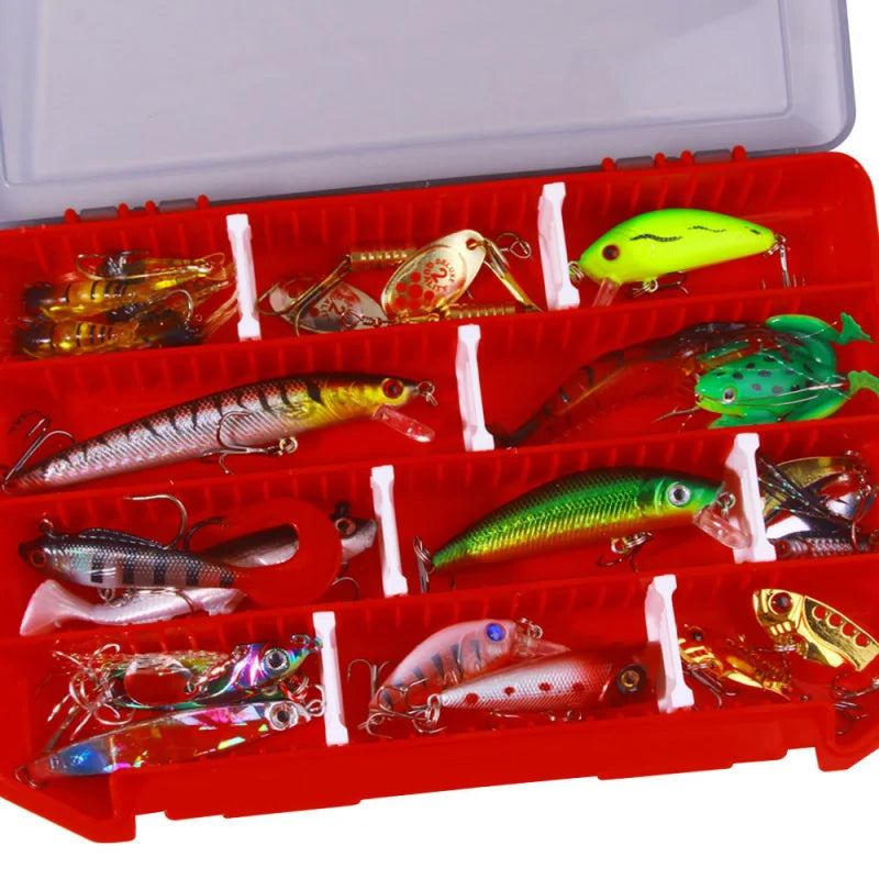 Lure bait set, biomimetic artificial bait, shiny spinnerbait, long-range hard bait, night fishing, specially designed for catchi