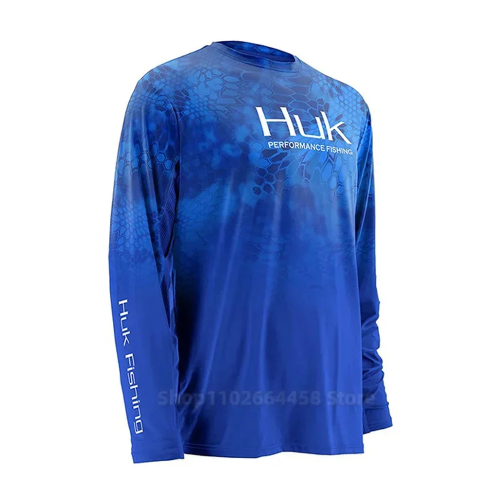 HUK Men's UPF 50+ Long Sleeve Performance Fishing Hoodie