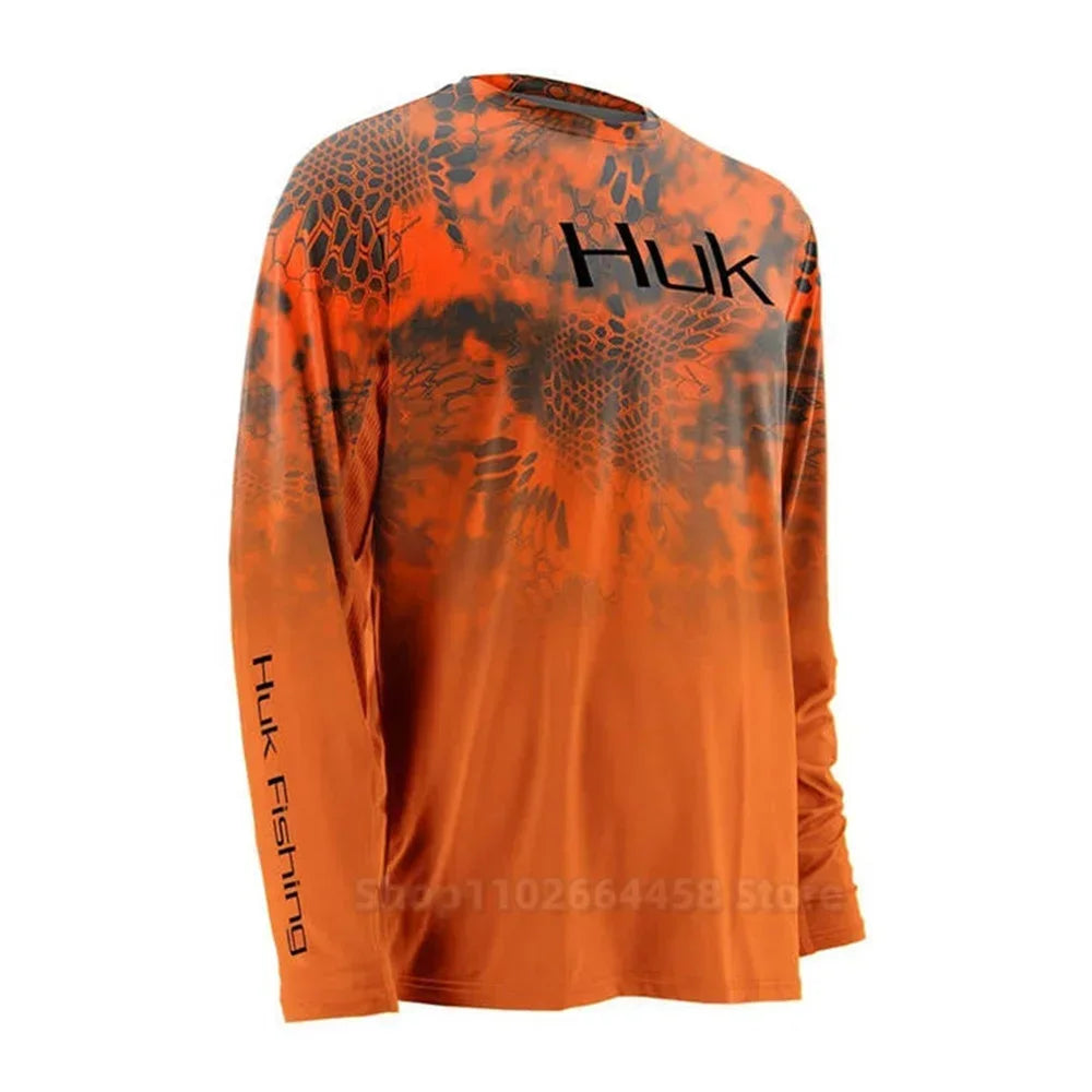HUK Men's UPF 50+ Long Sleeve Performance Fishing Hoodie
