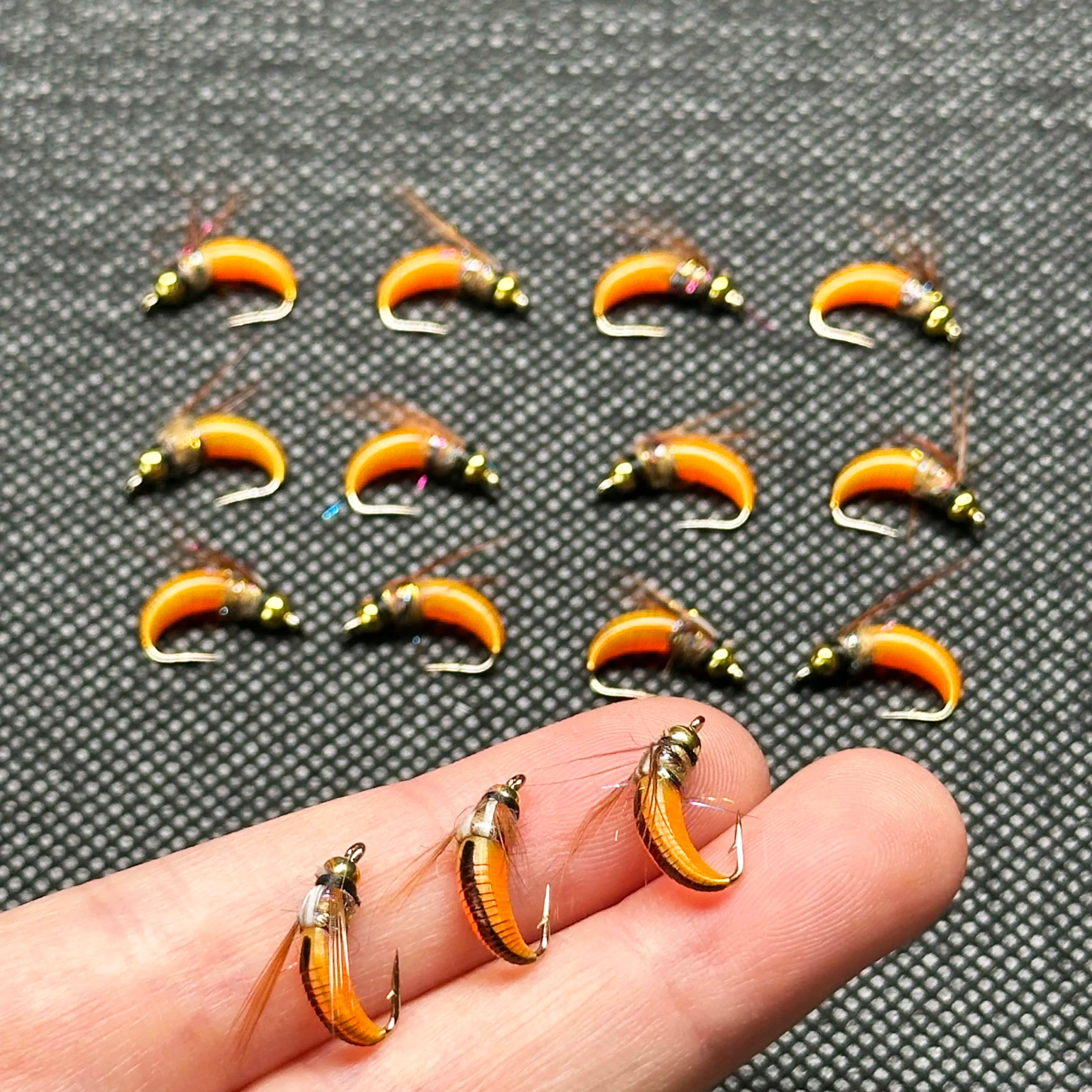 5/10Pcs Wet Flies Bait Fly Fishing for Bass Trout Pike Salmon Brass Head Caddis Nymph Fishing Bait Artificial Insect Lure